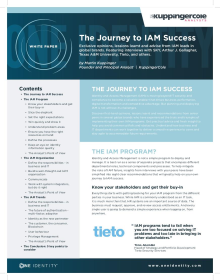 The Journey to IAM Success: Exclusive insights and recommendations