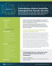 Centralised control simplifies management, boosts security