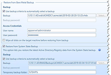 Recovery Manager for Active Directory Disaster Recovery Edition