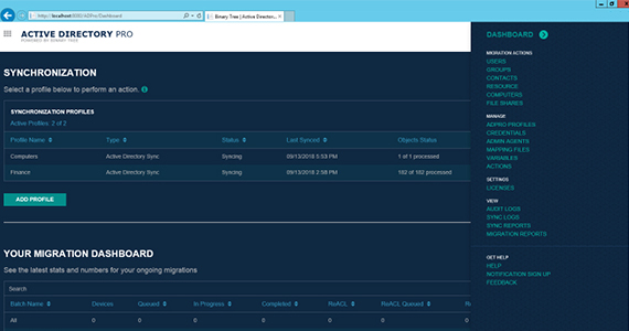 Binary Tree Migrator Pro for Active Directory