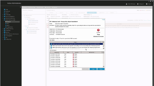 Overview of Active Administrator for Active Directory Health